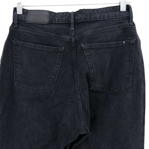 EVERLANE The Curvy Cheeky Jean Organic Cotton Spandex Faded Black 29 Regular - Picture 4 of 7